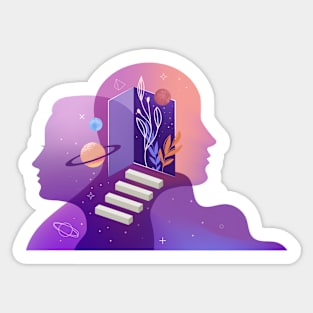 Mind's Door Sticker